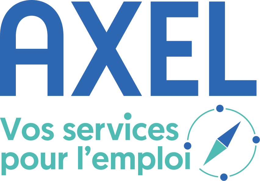 logo : Axel, vos services pour l'emploi 