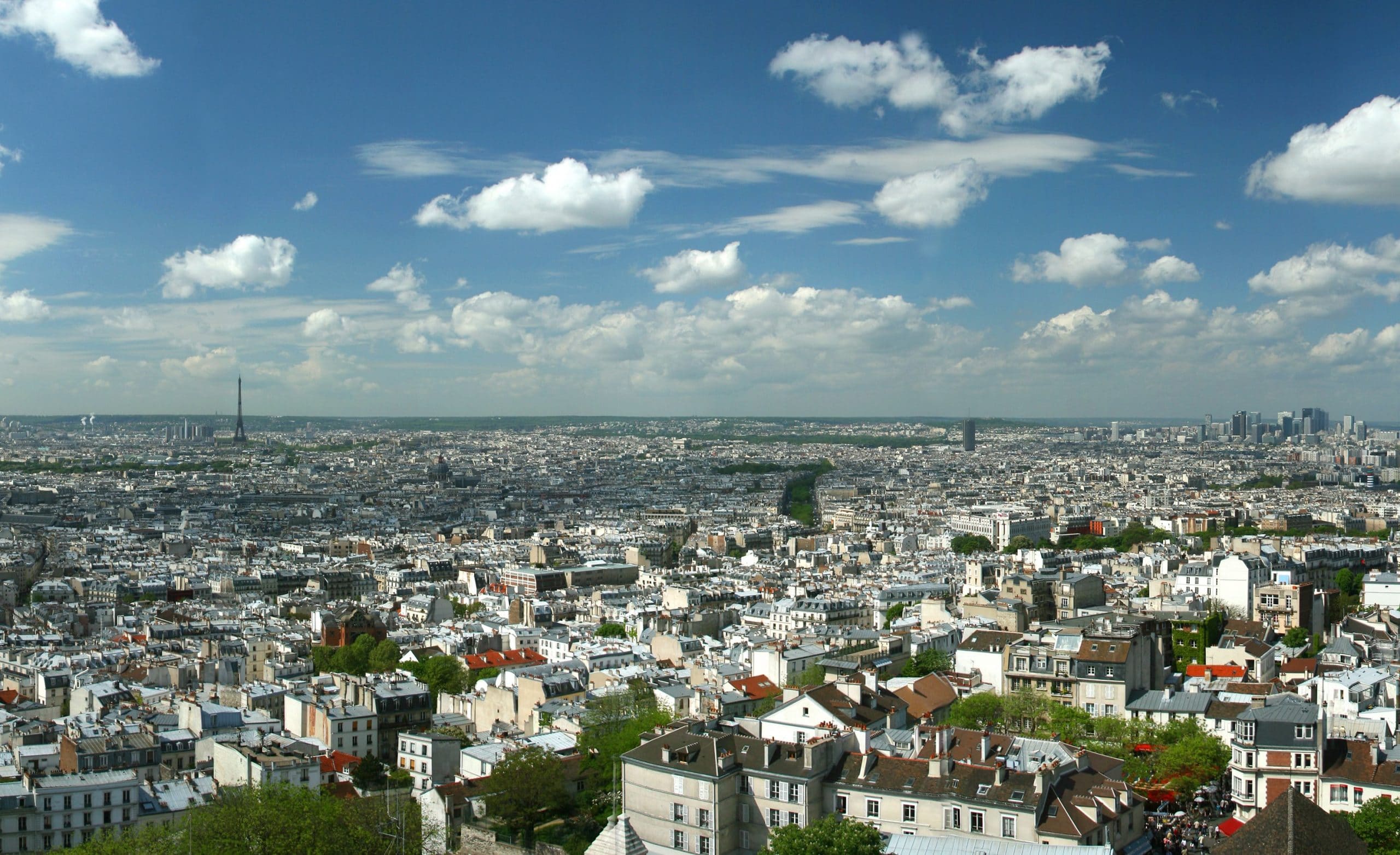 Panoramic photo of Paris, France